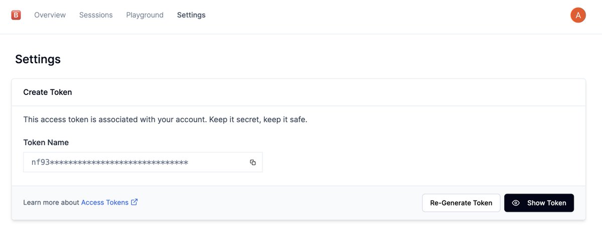 Browserbase dashboard