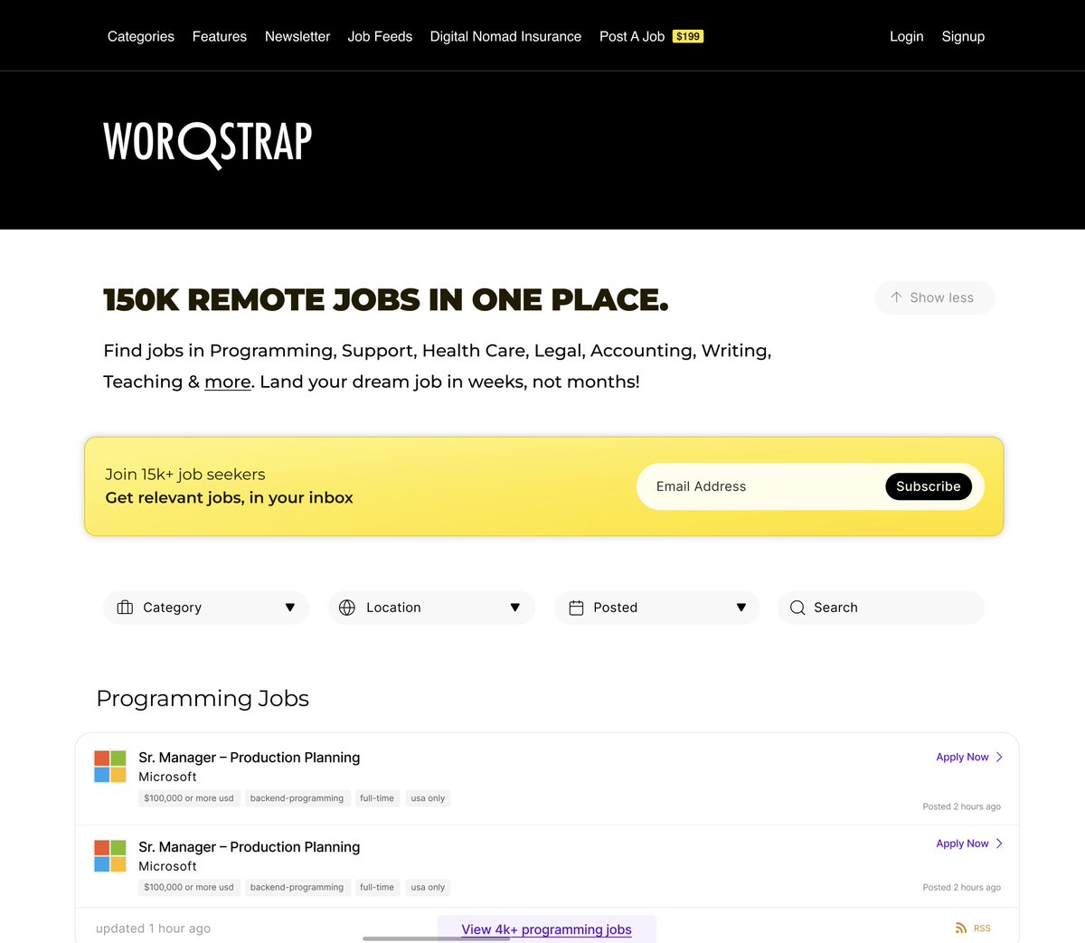 Worqstrap build update