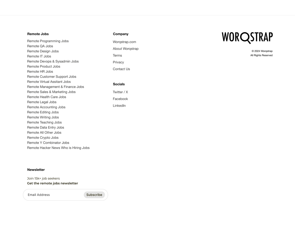 Worqstrap build update